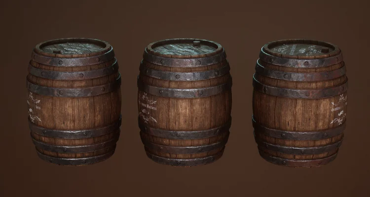 Rustic Barrel Alternate Angle